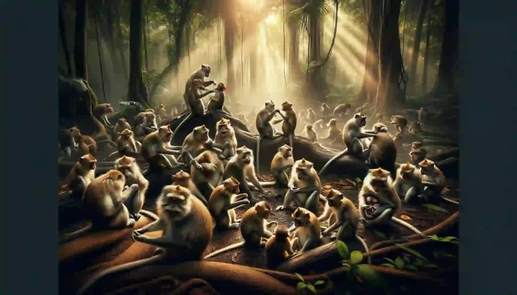 猿の集団